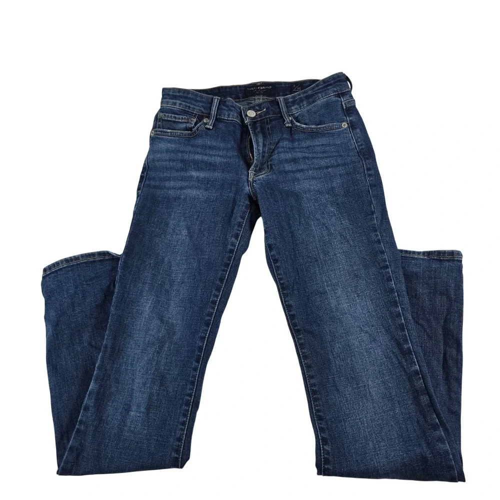Lucky Brand Sweet Boot Jeans Dark Wash‎ Women 2/26 Regular Bootcut Denim 12514